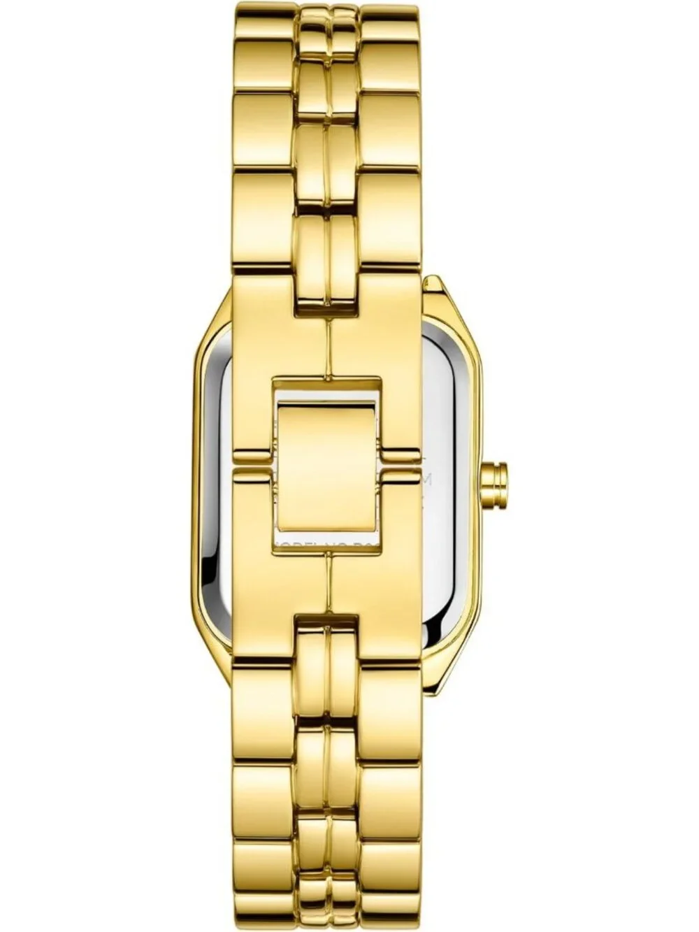 Elegant Petite Gold Dress Watch for Women - Waterproof Stainless Steel Bracelet